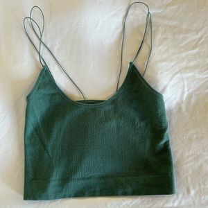 Out From Under for Urban Outfitters green crop tank